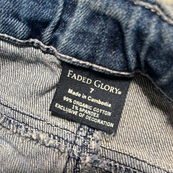 Adjustable Waist Jeans Butterflies Flap Pockets - Picture 8 of 9